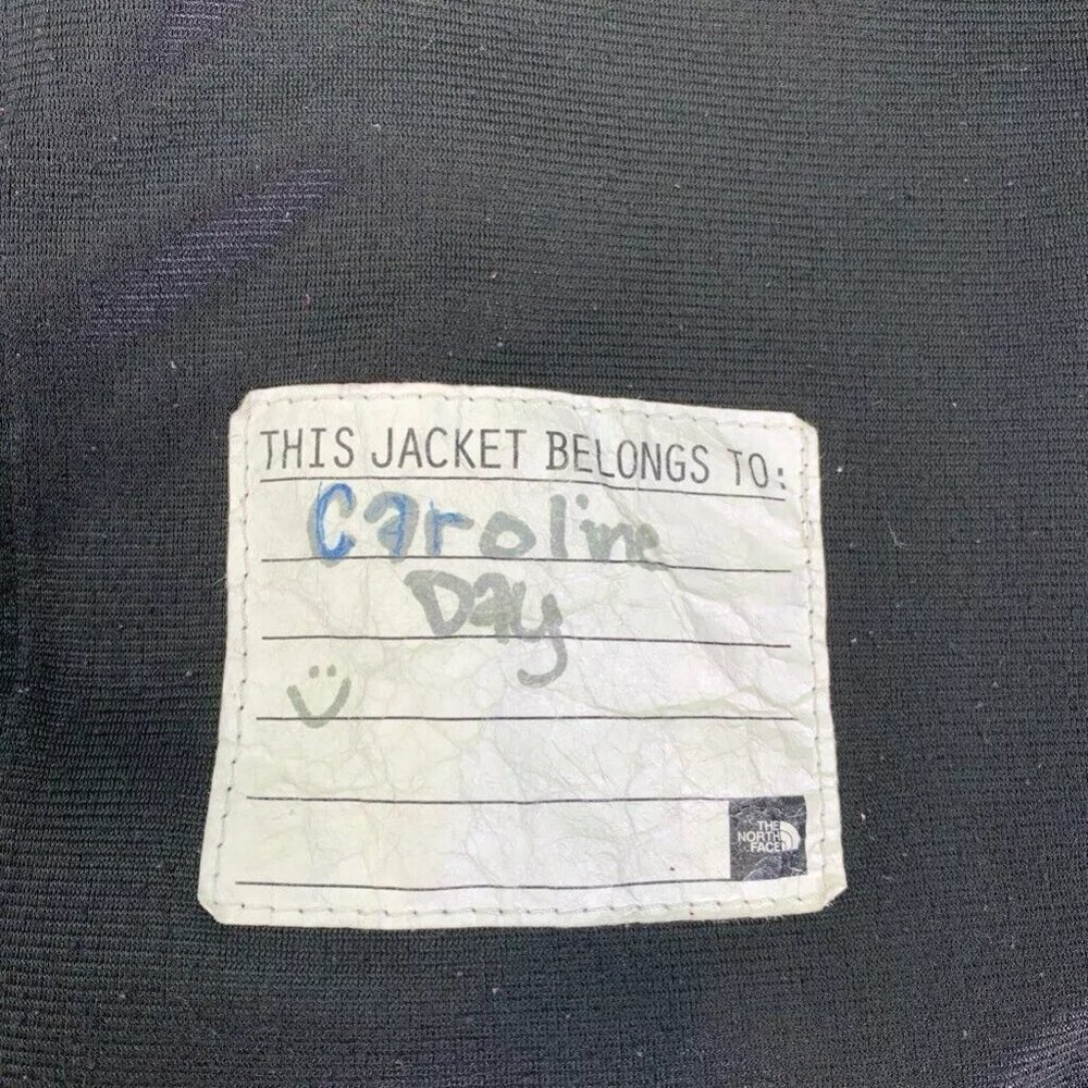 The North Face Girls Fleece Jacket Black Full Zipper Pockets Mock Neck XL 18 - Picture 9 of 12